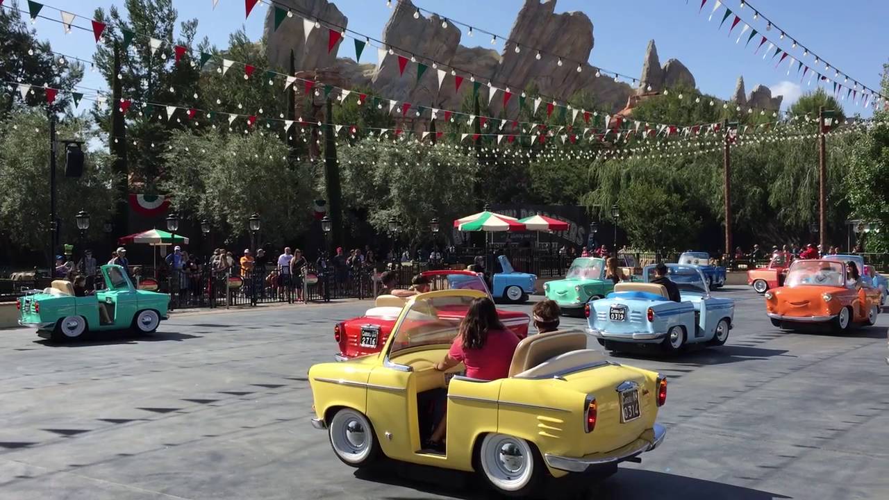 Hey Mambo!  Luigi's Rollicking' Roadsters at Disney California Adventure
