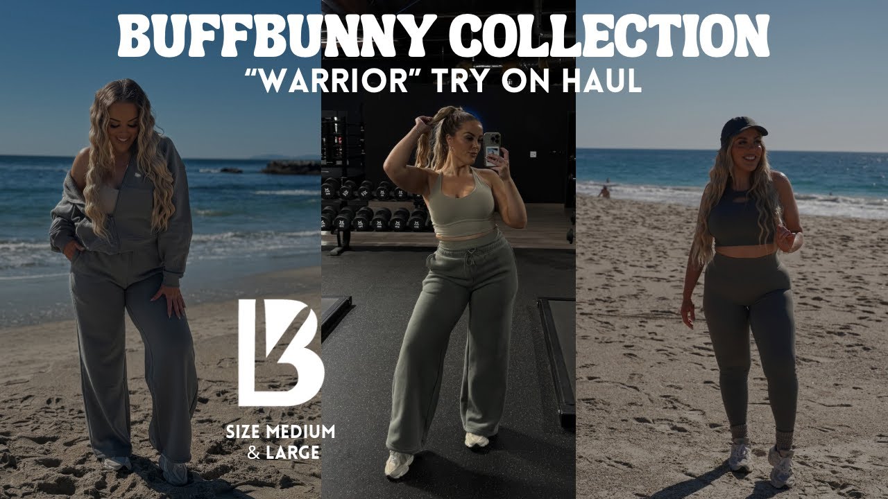 BUFFBUNNY "WARRIOR" COLLECTION REVIEW & TRY ON HAUL | SIZE MEDIUM & LARGE