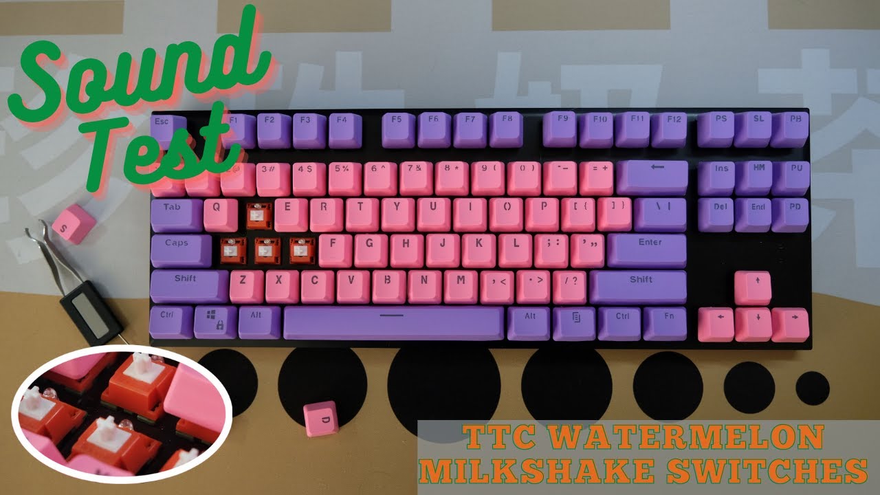 TTC Watermelon Milkshake Switches Typing Test