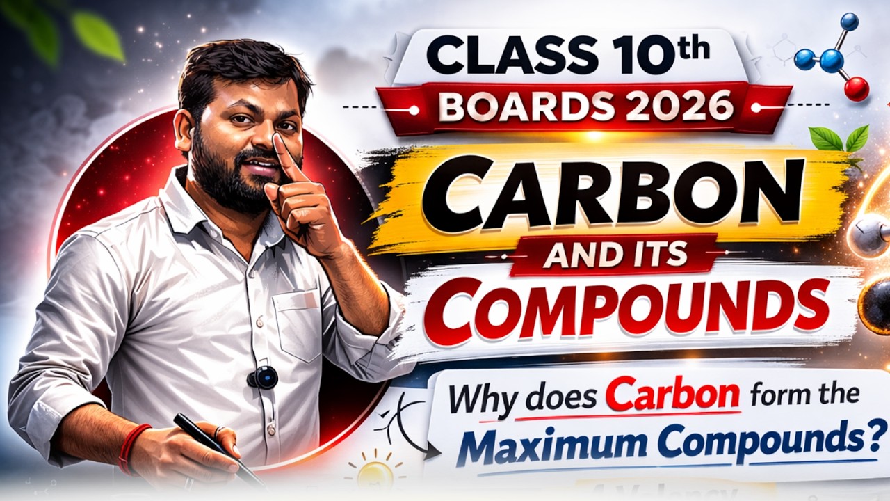 Carbon and it's compounds class-10th | one shot of carbon and it's compounds | 👉🏻 boards 2026