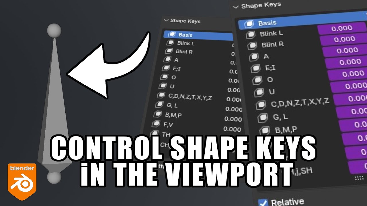 Speed Up Your Workflow – Control Shape Keys in the Viewport | Quick Blender Tips #1