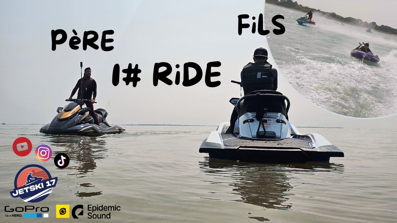 Jet ski en famille ☀️ - bouée tractée 🛟