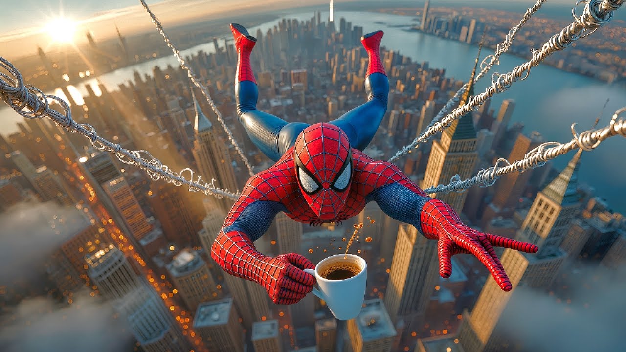Just Another Day as Spider-Man ☕ #spiderman2
