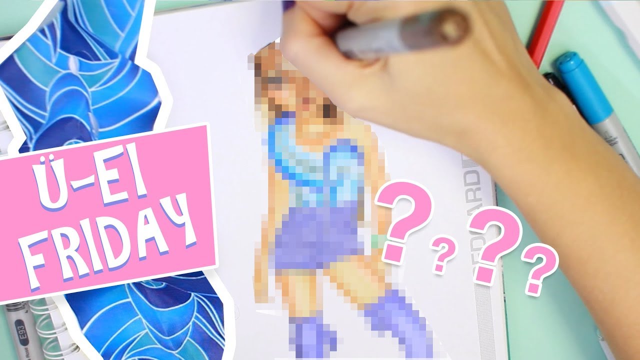 Ü-Ei Friday | Dunkle Haut malen | Topmodel malen mit Foxy Draws