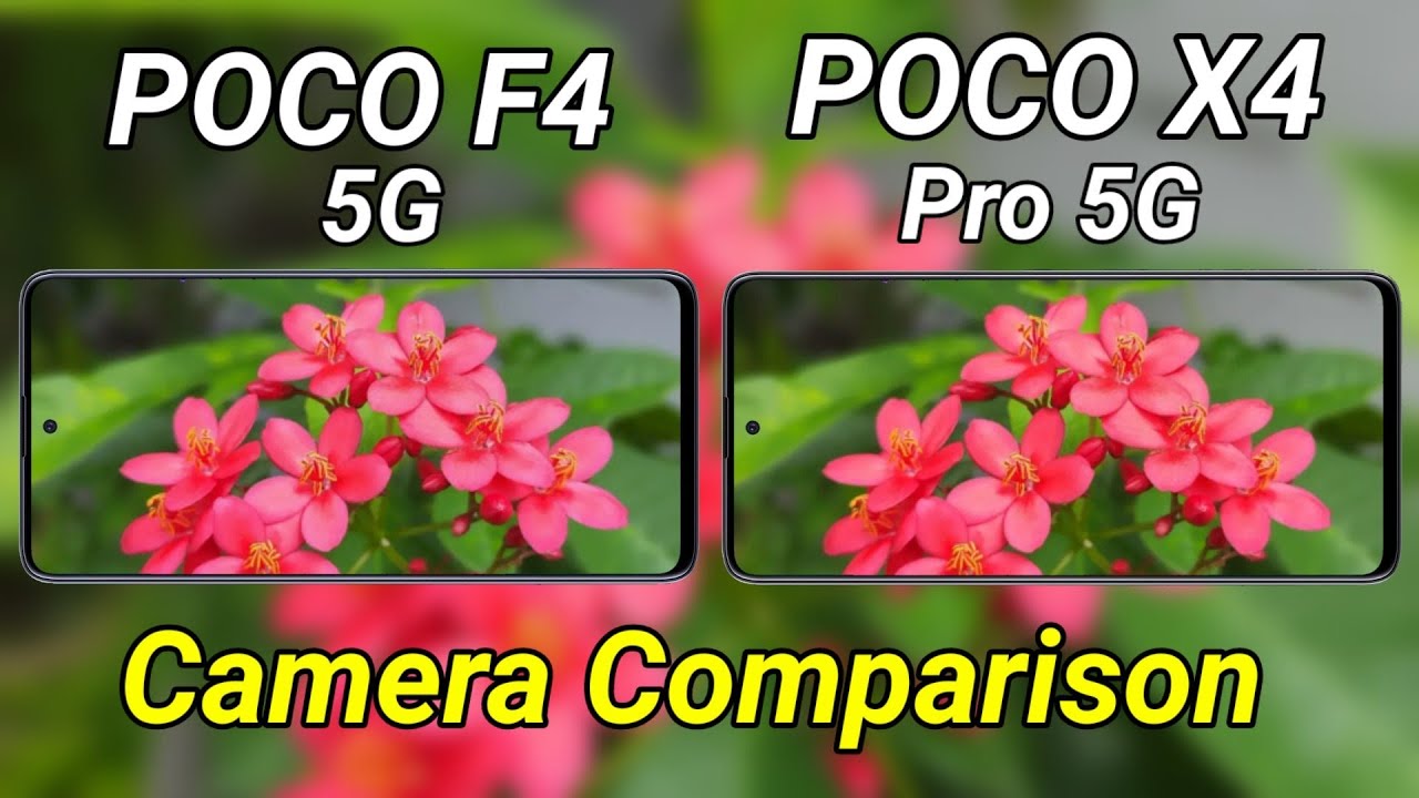 Poco F4 5G VS Poco X4 Pro 5G Camera Comparison | Poco F4 Camera Review | F4 VS X4 Pro Speed Test