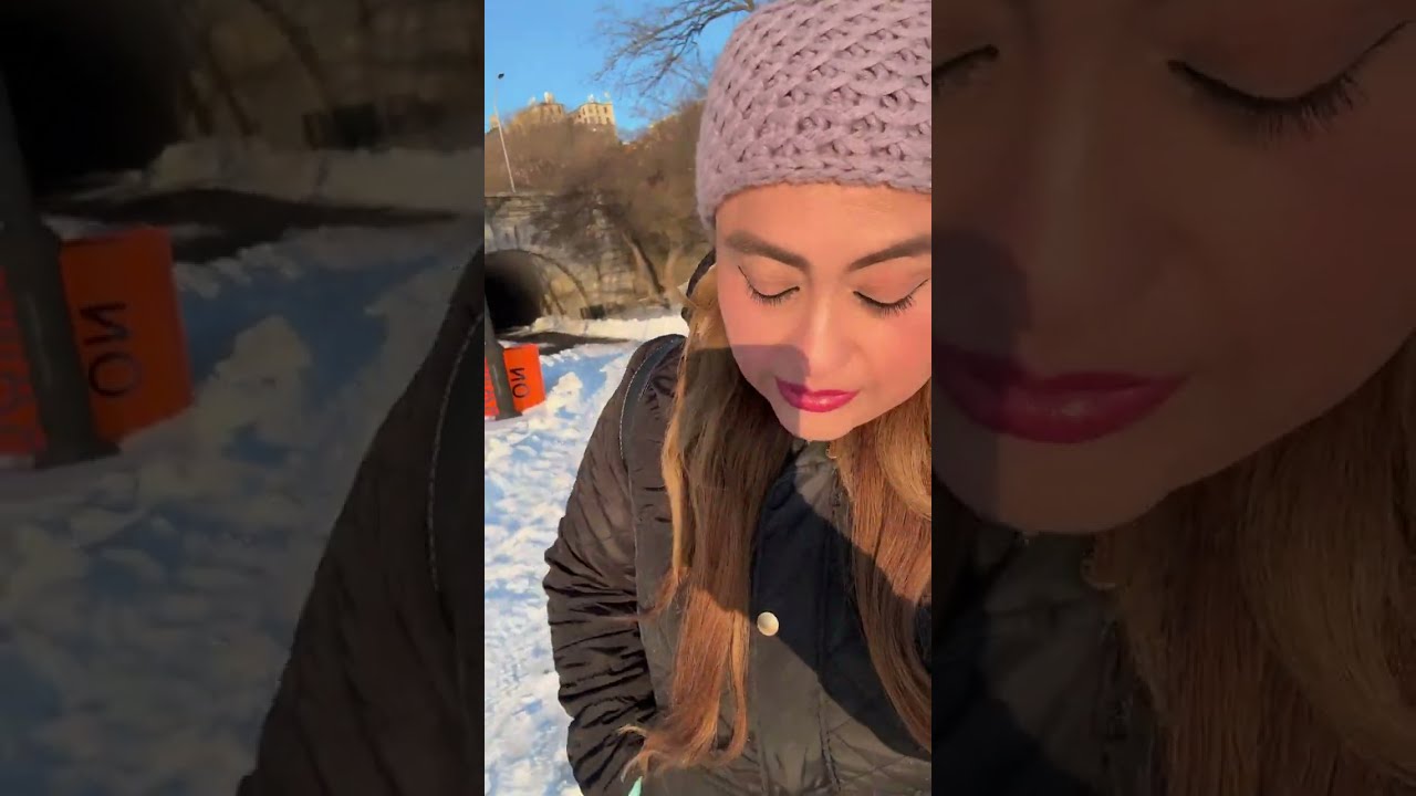 CAMINANDO EN VIVO EN NEW YORK 🗽 #newyork #nyc #newyorkcity #snow #nieve #viral #ocaso #feliz