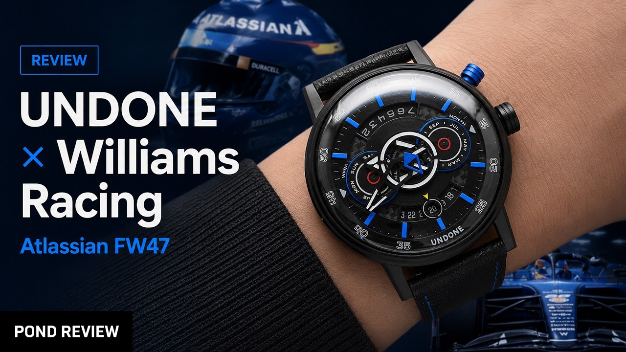 นาฬิกาที่เกิดมาเพื่อแฟน F1 โดยเฉพาะ! Undone x Atlassian Williams Racing FW47