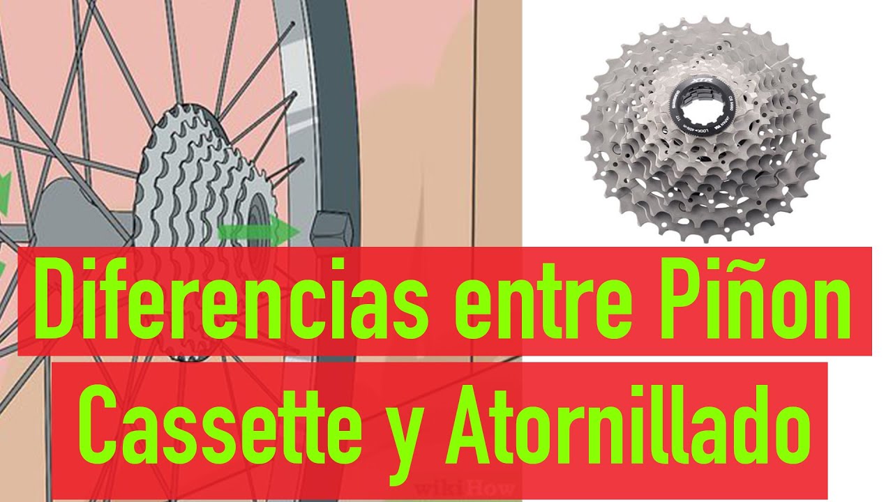 RUTA CLETA - DIFERENCIAS ENTRE PIÑON CASSETTE Y ATORNILLADO