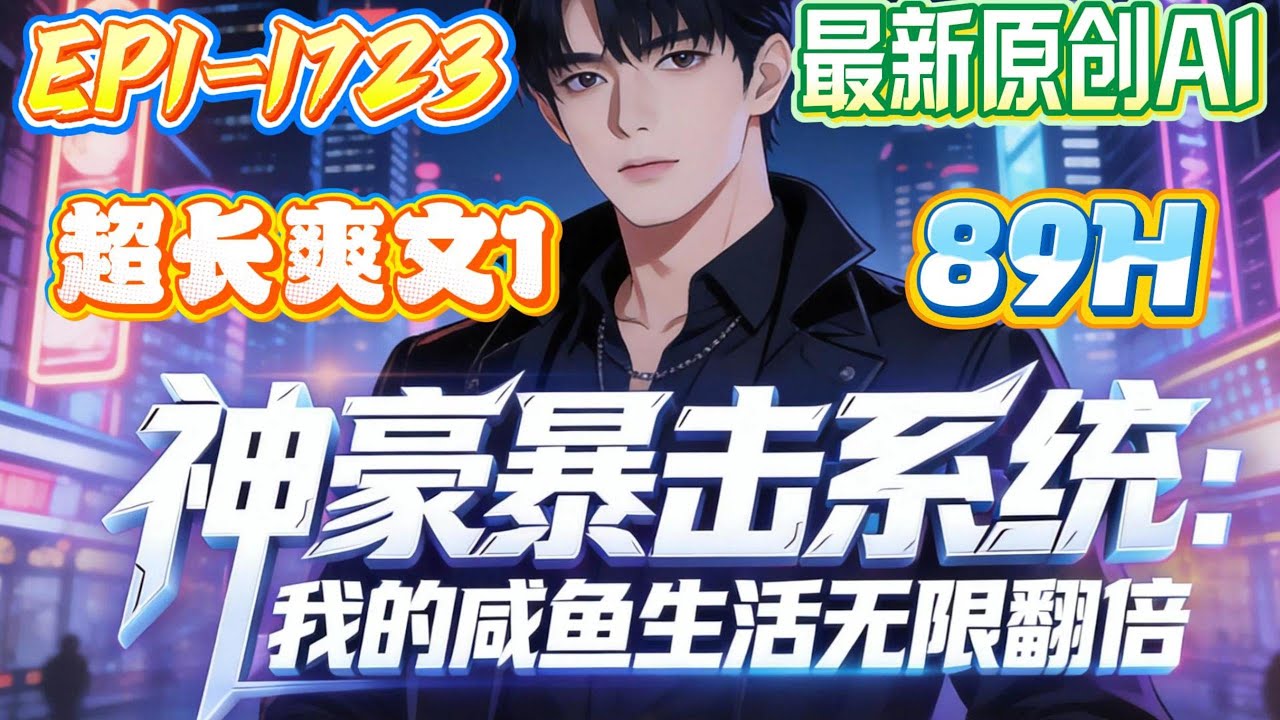 【💥超长爽文💥】《神豪暴击系统：我的咸鱼生活无限翻倍》第1-1723集p1 |江临穿越获&ldquo;完美暴击神豪系统&rdquo;，任何举动都能触发随机暴击奖励。开局权限直接拉满，暴击上限亿万倍！他却只想守着杂货铺