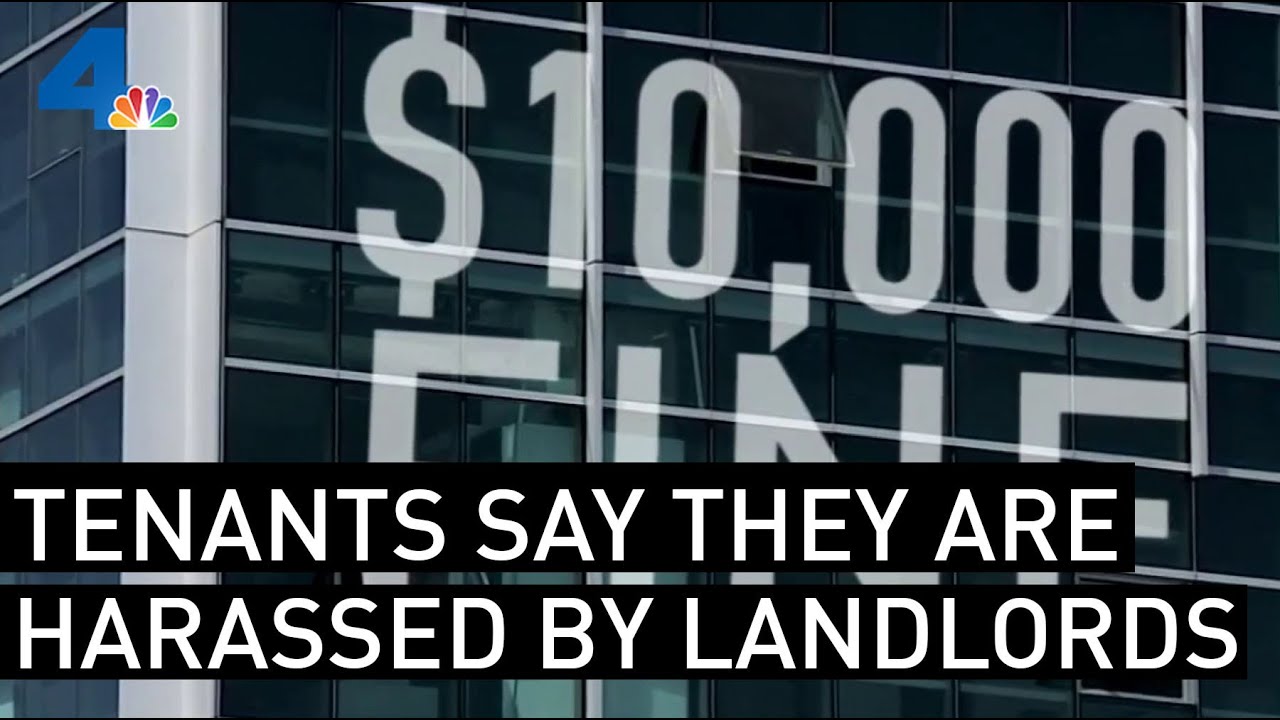 Struggling Tenants Say They Are Being Harassed By Their Landlords  | NBCLA