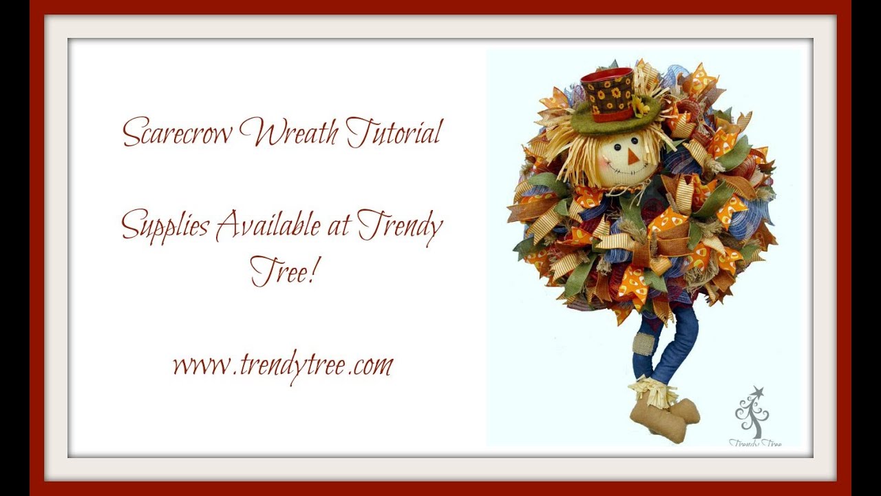 DIY Pot Head Scarecrow Wreath by Trendy Tree