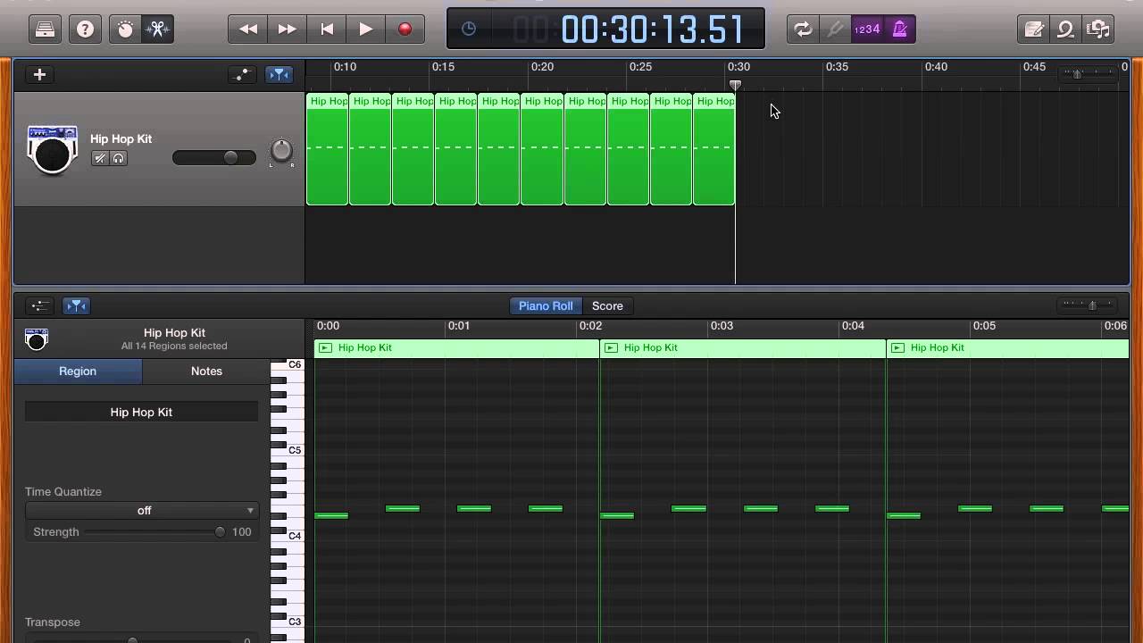 How to create a Click Track in Garage Band