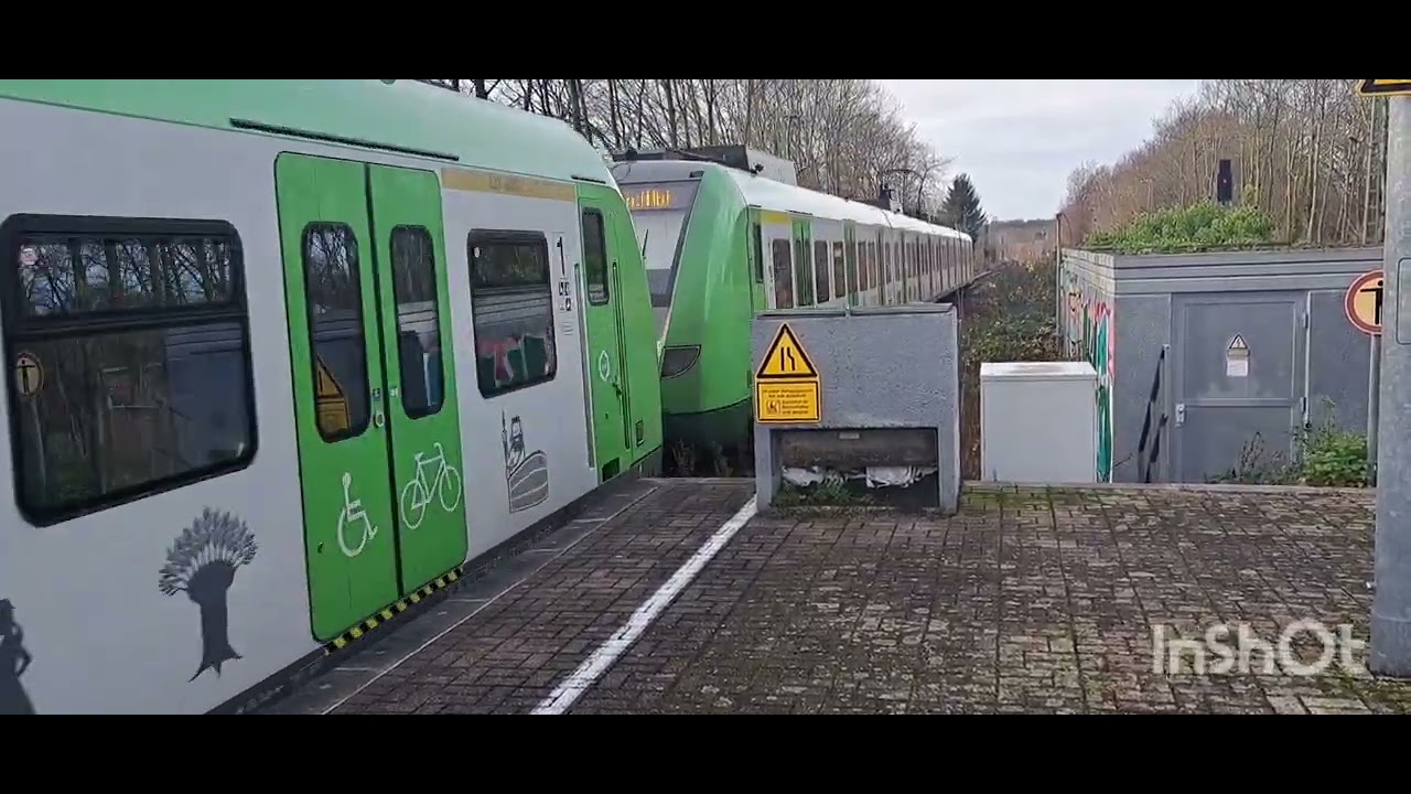 S-Bahn-Verkehr am S-Bahnhaltepunkt Dortmund-Kley