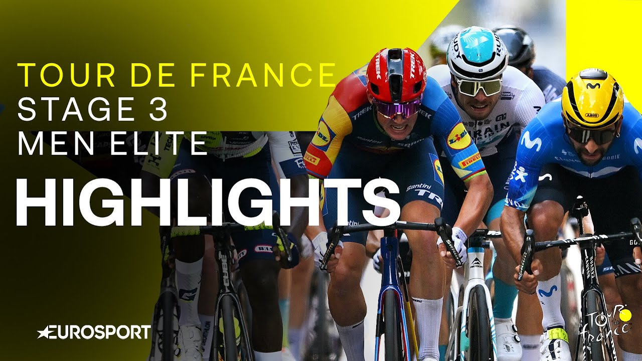 HISTORY IS MADE IN TURIN 😍 | Tour de France Stage 3 Race Highlights | Eurosport Cycling