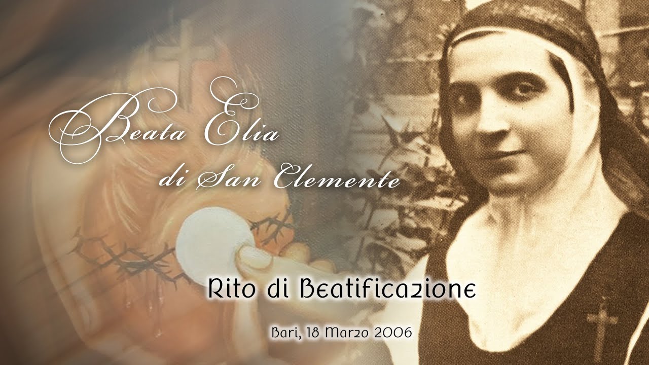 Un piede sulla Terra e uno nel Cielo, basta un salto e sono in Paradiso - Beata Elia di San Clemente
