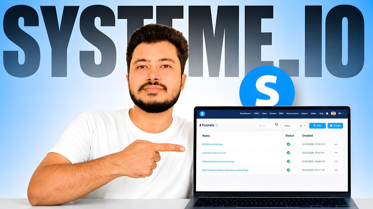 Учебное пособие по Systeme.io для начинающих (2026) (пошаговое руководство | Как использовать Sys...