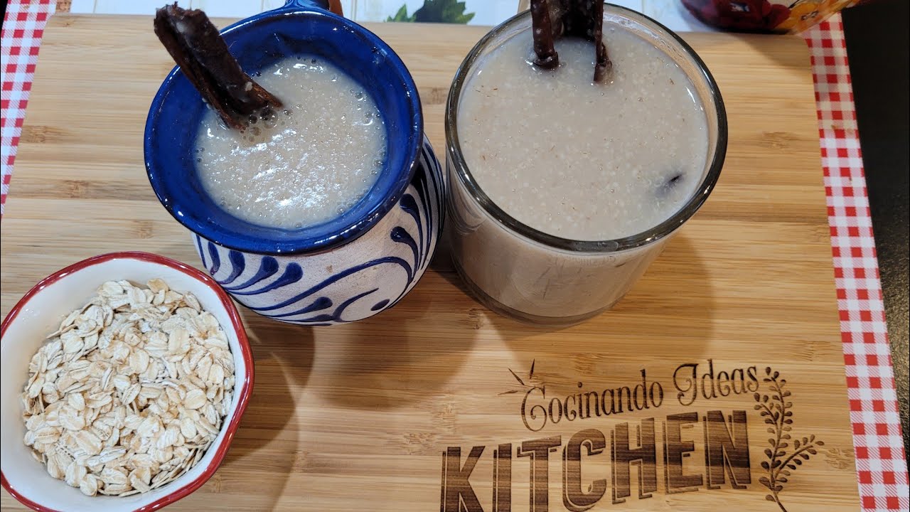 Atole de avena en agua 💧sin leche