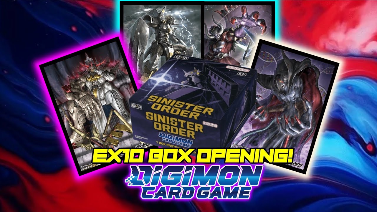 Зловещий вырывается вперёд! Открытие коробки Digimon TCG EX10!