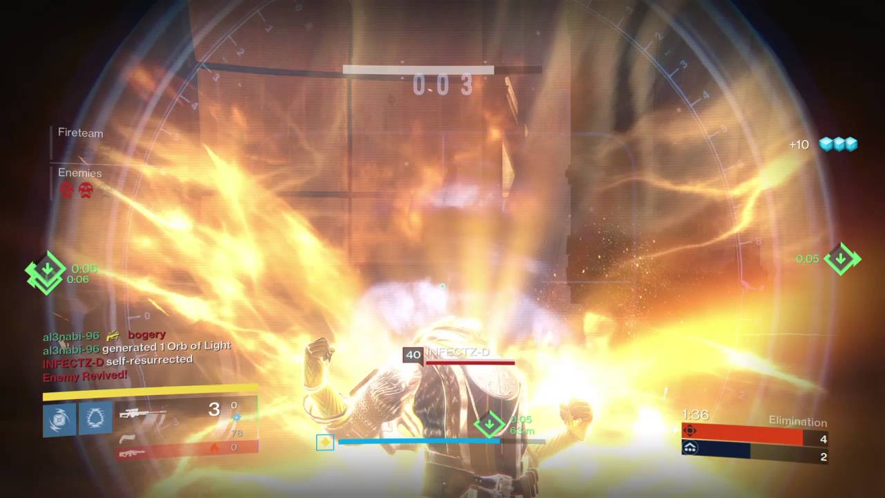 Destiny TTK how to self res snipe!