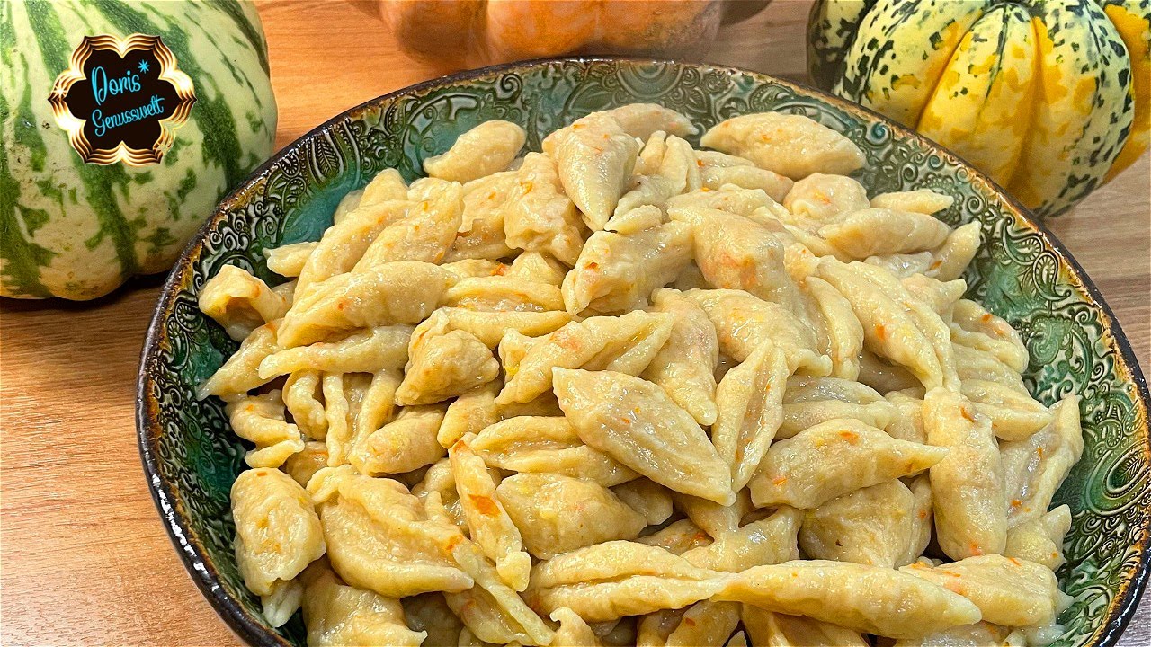 Kürbispasta - ein schnelles Herbstrezept