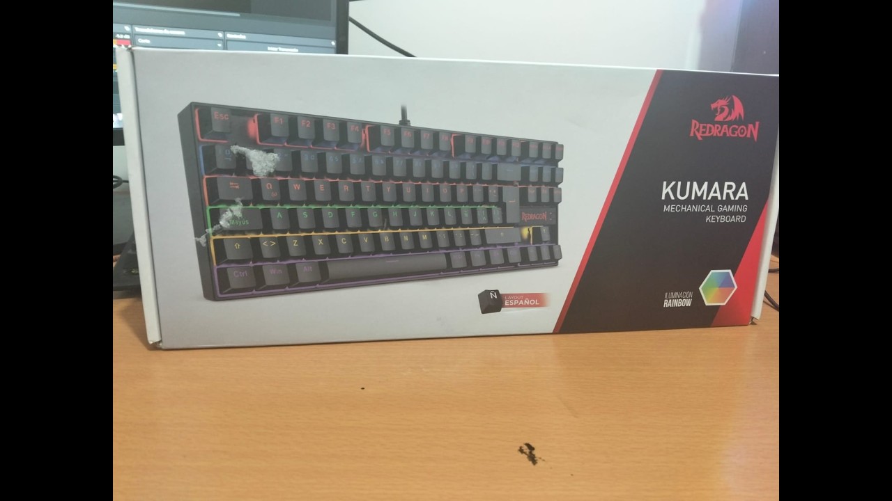 unboxing del redragon kumara k552 🔥| Primer unboxing :3
