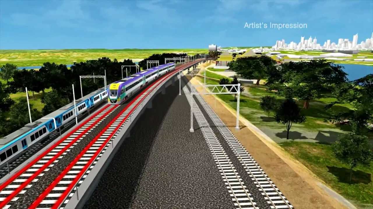 Regional Rail Link: Deer Park to Southern Cross Station route