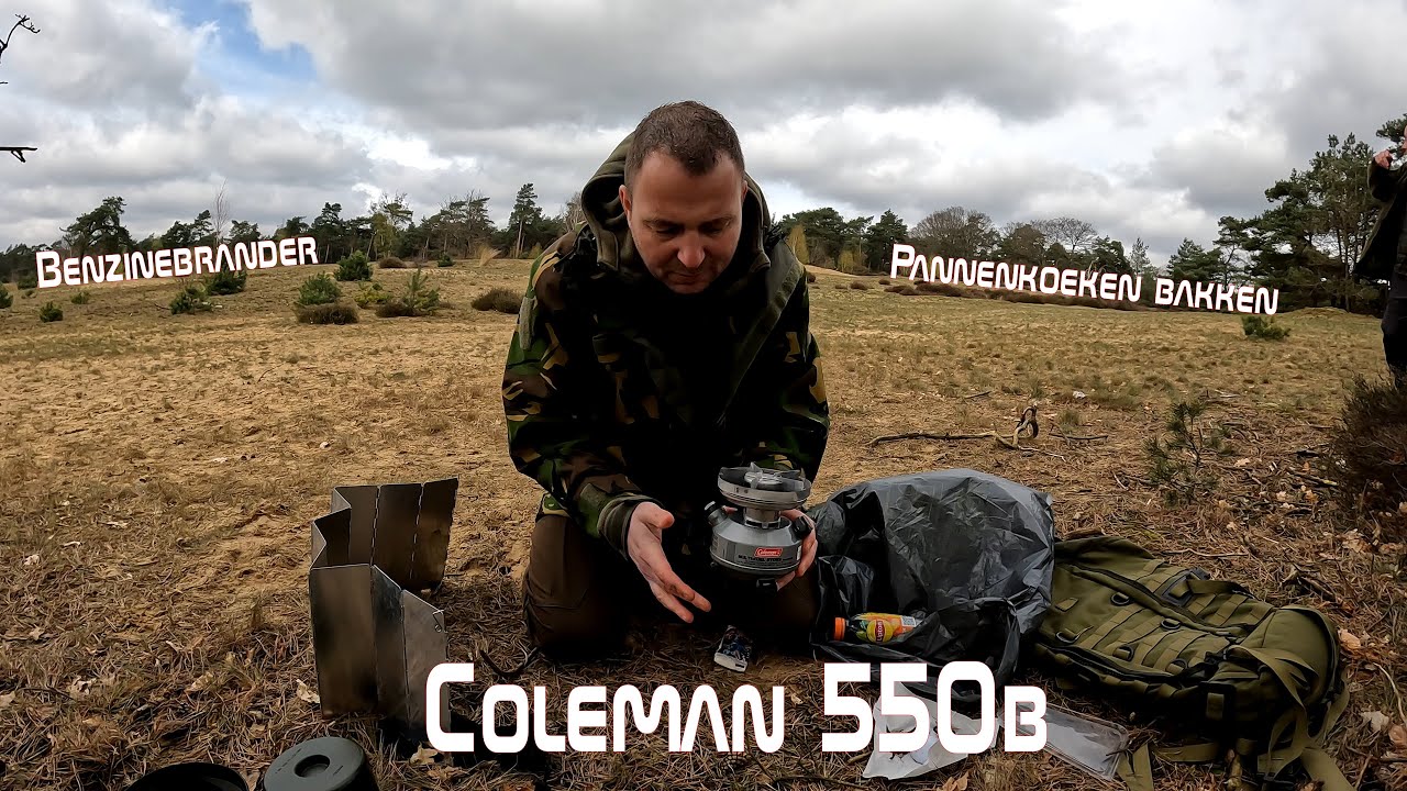 Coleman benzine brander 550b. Preppen en survival Nederland bushcraft en outdoor.