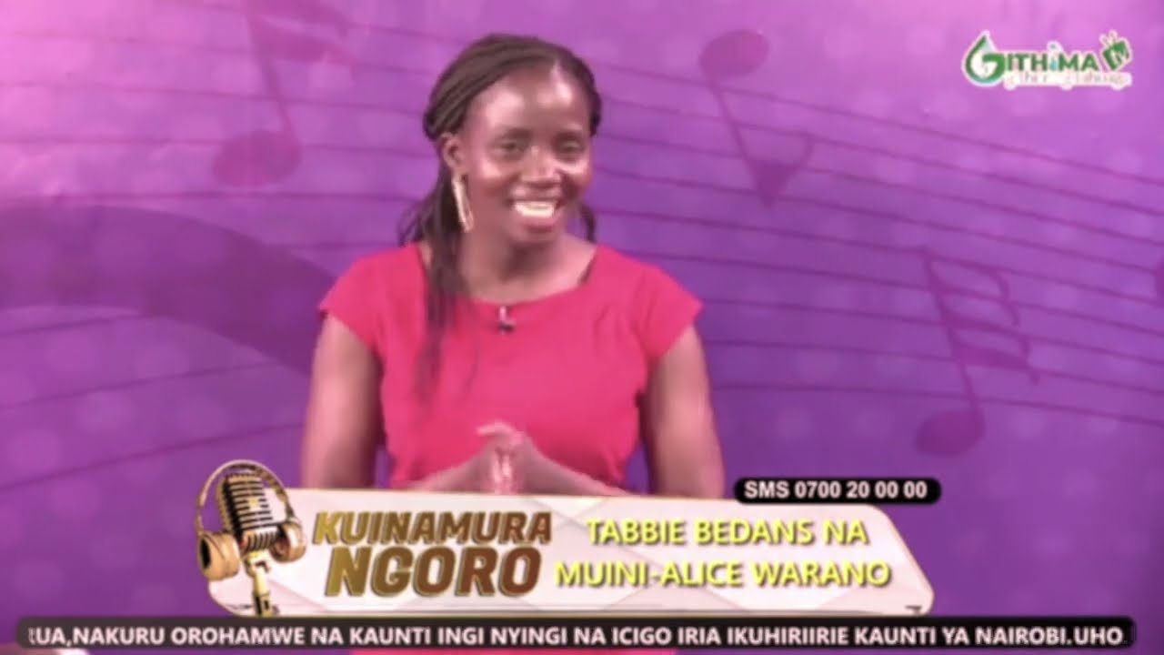 ALICE WARANO MINISTERING { AT GITHIMA TV, OCTOBER 2023.}