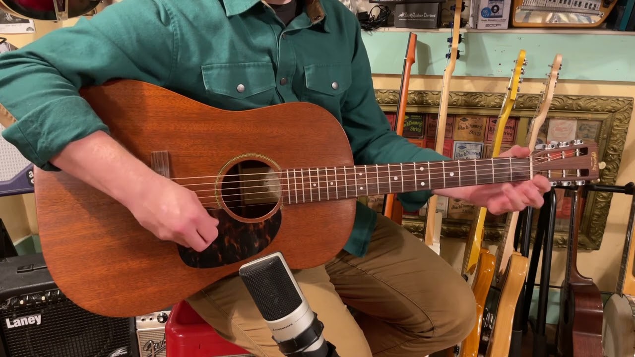 2003 Martin D-15S 12-fret dreadnought guitar