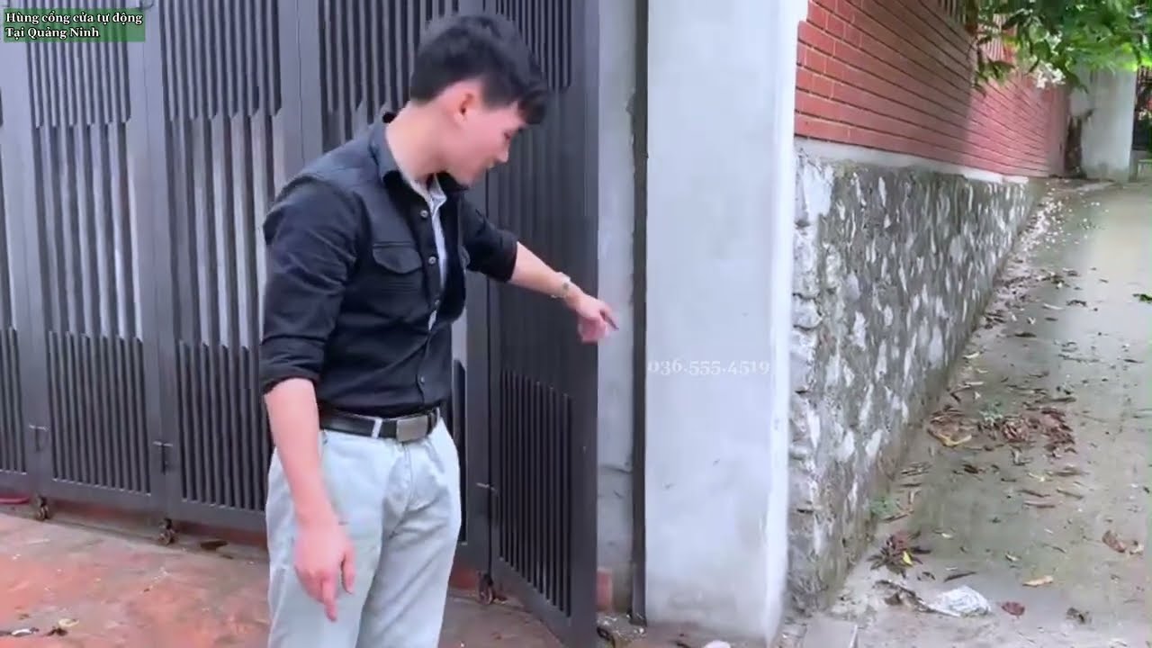 Cổng lùa vuông góc tại Bãi Cháy, Quảng Ninh