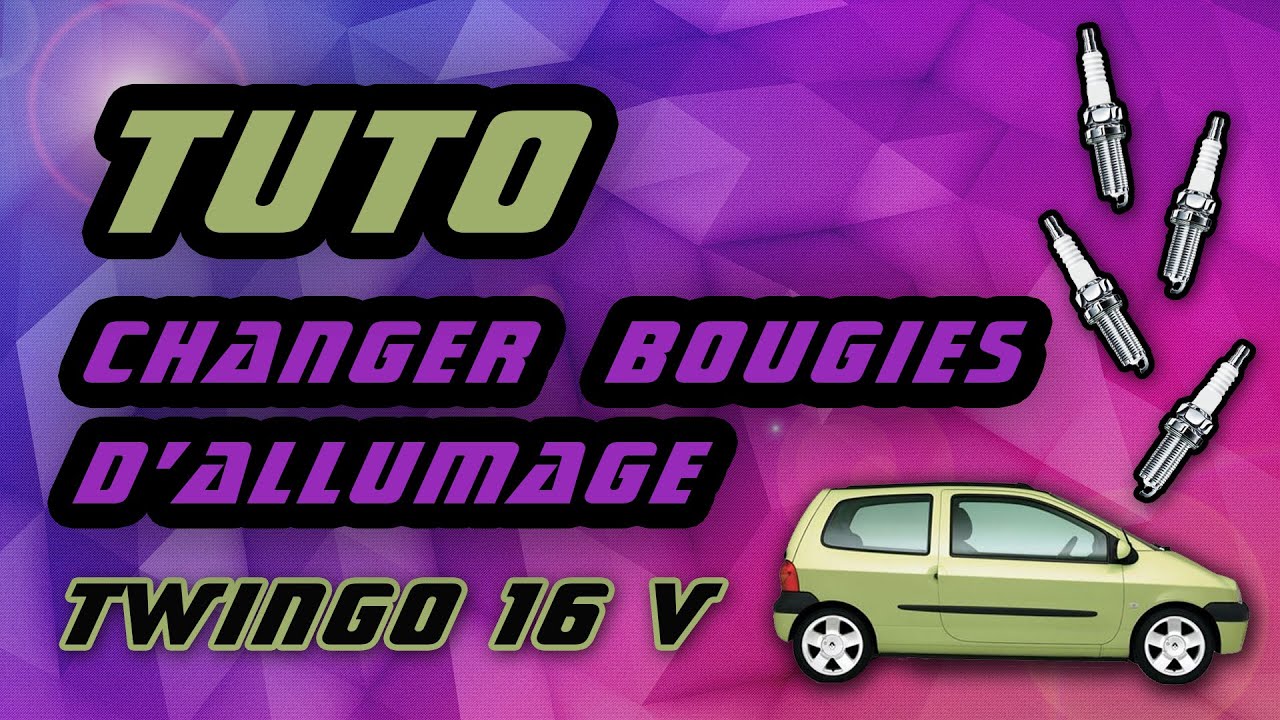 TUTO comment changer les bougies d'allumage Renault Twingo 1.2 16 V (how to change spark plugs)