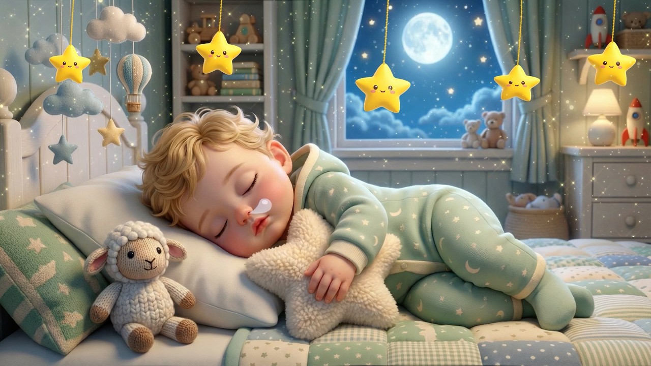 Mozart & Brahms Lullaby 🎵🎶 Baby Sleep Music and Beautiful Lullabies for Calm Night Rest