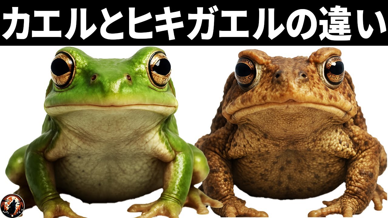 【9割の日本人が知らない】カエルとヒキガエルの意外な違い