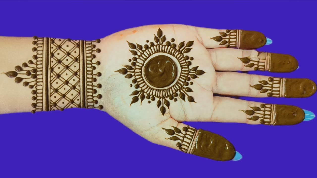 EASY & BEAUTIFUL MEHNDI DESIGN | SIMPLE MEHNDI | MEHNDI LAGANA SIKHE | UNIQUE MEHNDI