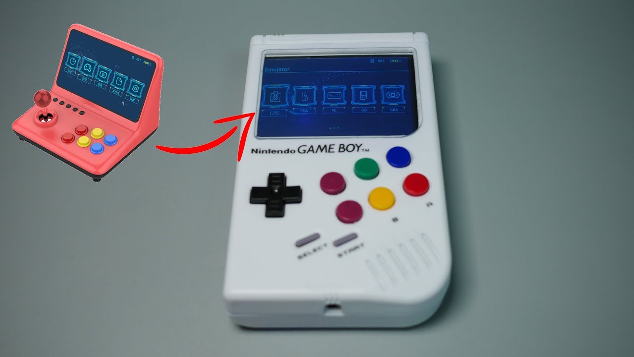 Powkiddy A12는 죽어서 게임보이를 남겼다. Powkiddy A12 Game Boy MOD