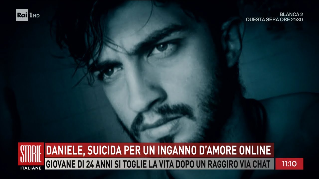 Daniele, suicida per un inganno d'amore online  Storie Italiane 12/10/2023