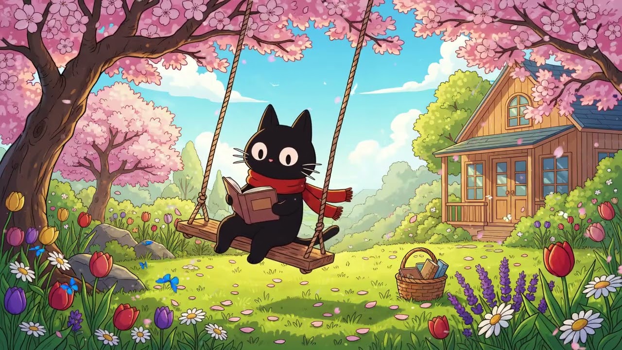 Swinging Into Spring 🌸📖Lofi for Relaxing & Studying
