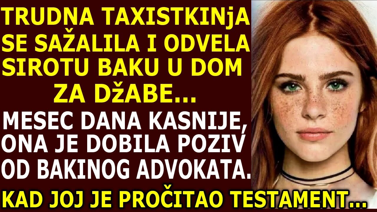 TRUDNICA JE BESPLATNO ODVEZLA UPLAKANU BAKU U DOM. MESEC DANA KASNIJE, POKUCAO JE ADVOKAT NA VRATA..