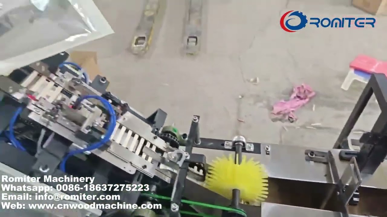 Automatic Ice Cream Stick Color Sorting Quality Inspection Machine and Bundling Machine