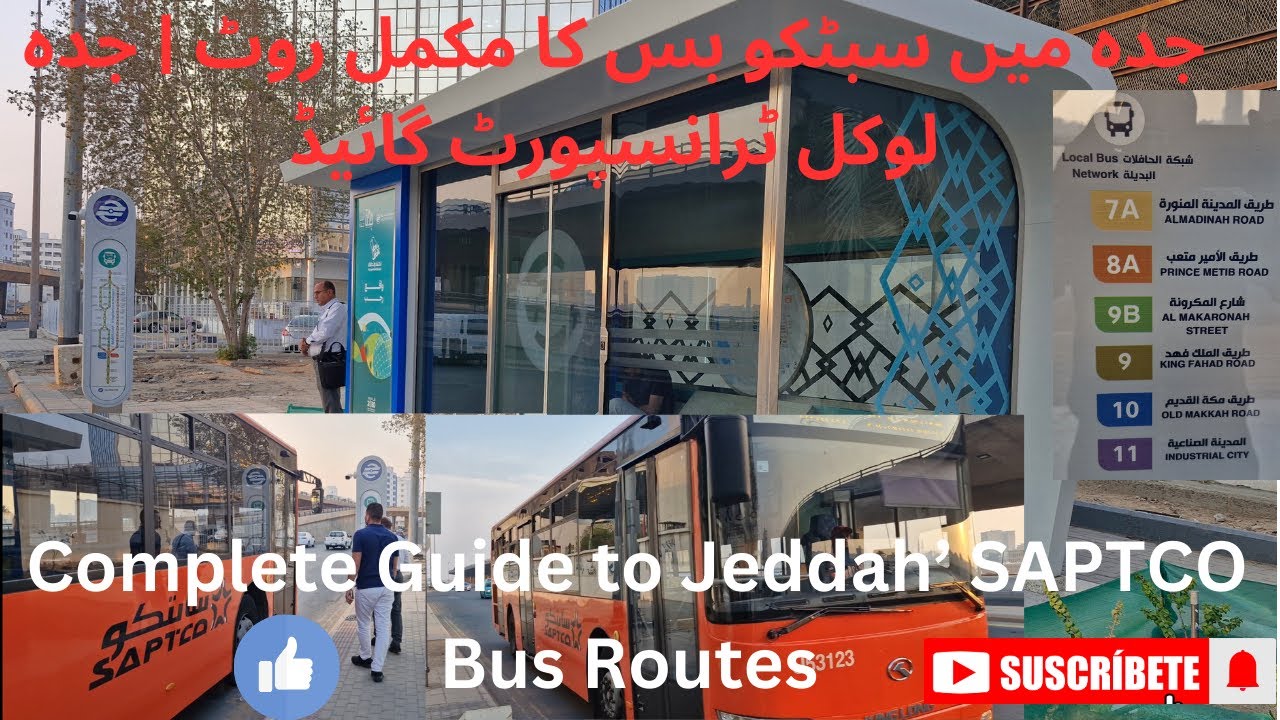 SAPTCO Bus Jeddah ka  Route | Jeddah SAPTCO Bus Routes | Local Transport in Jeddah