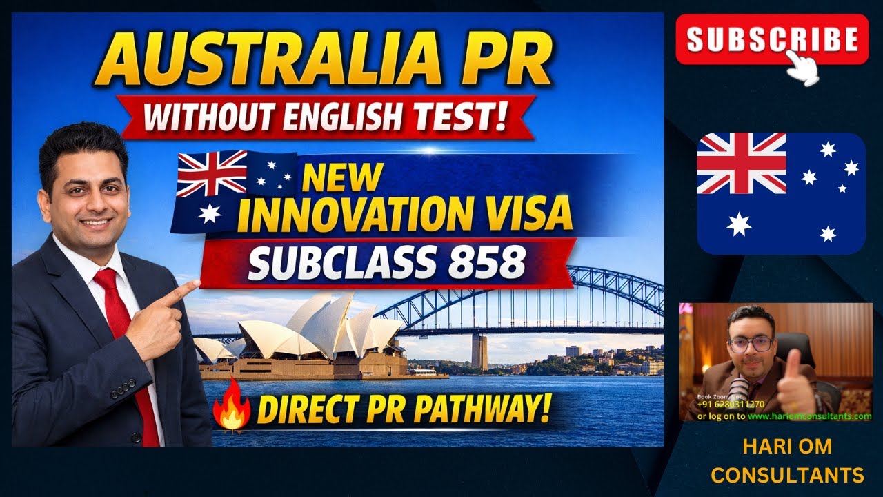 🔥 Australia PR Without English Test 🇦🇺 | New Innovation Visa Subclass 858 Explained