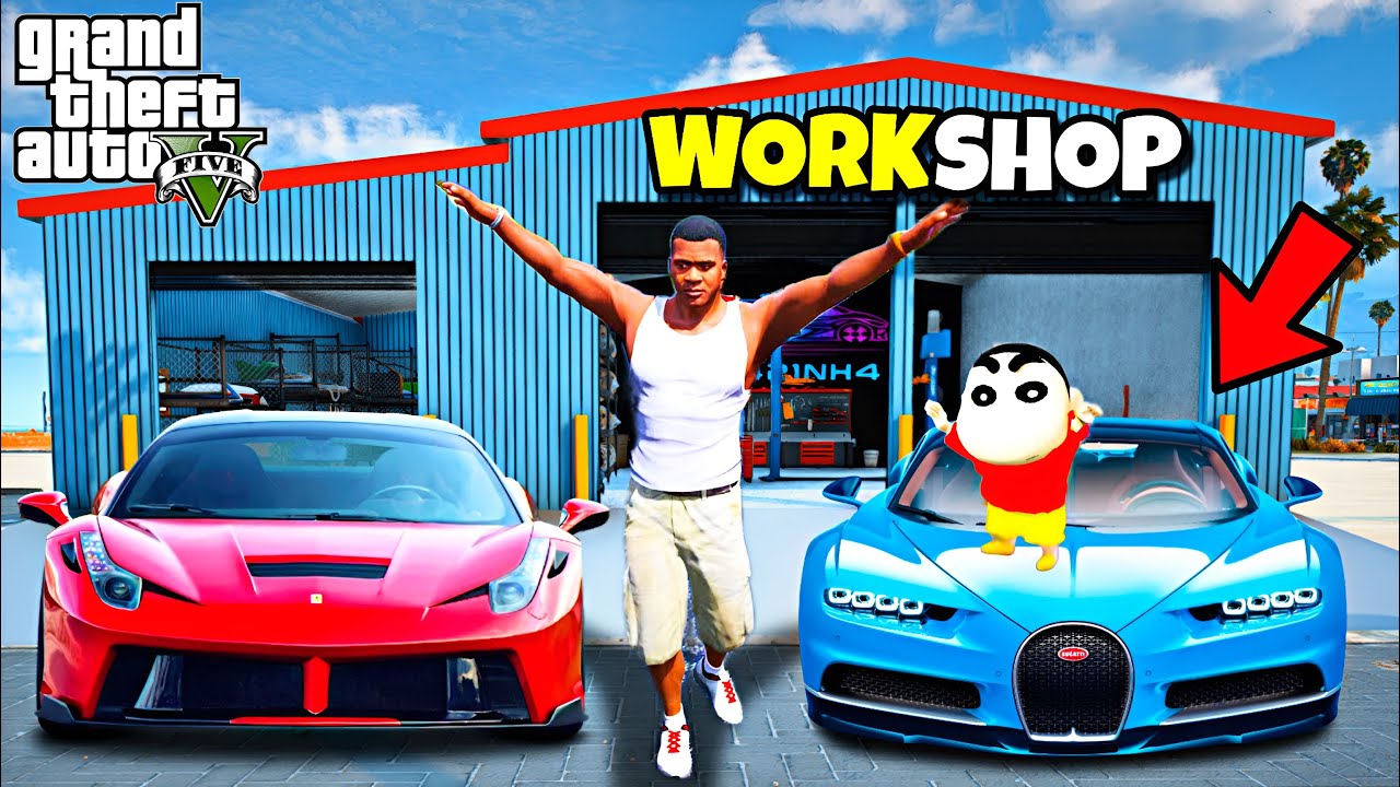 Franklin Upgrade Fastest Supercar in His New Workshop GTA 5