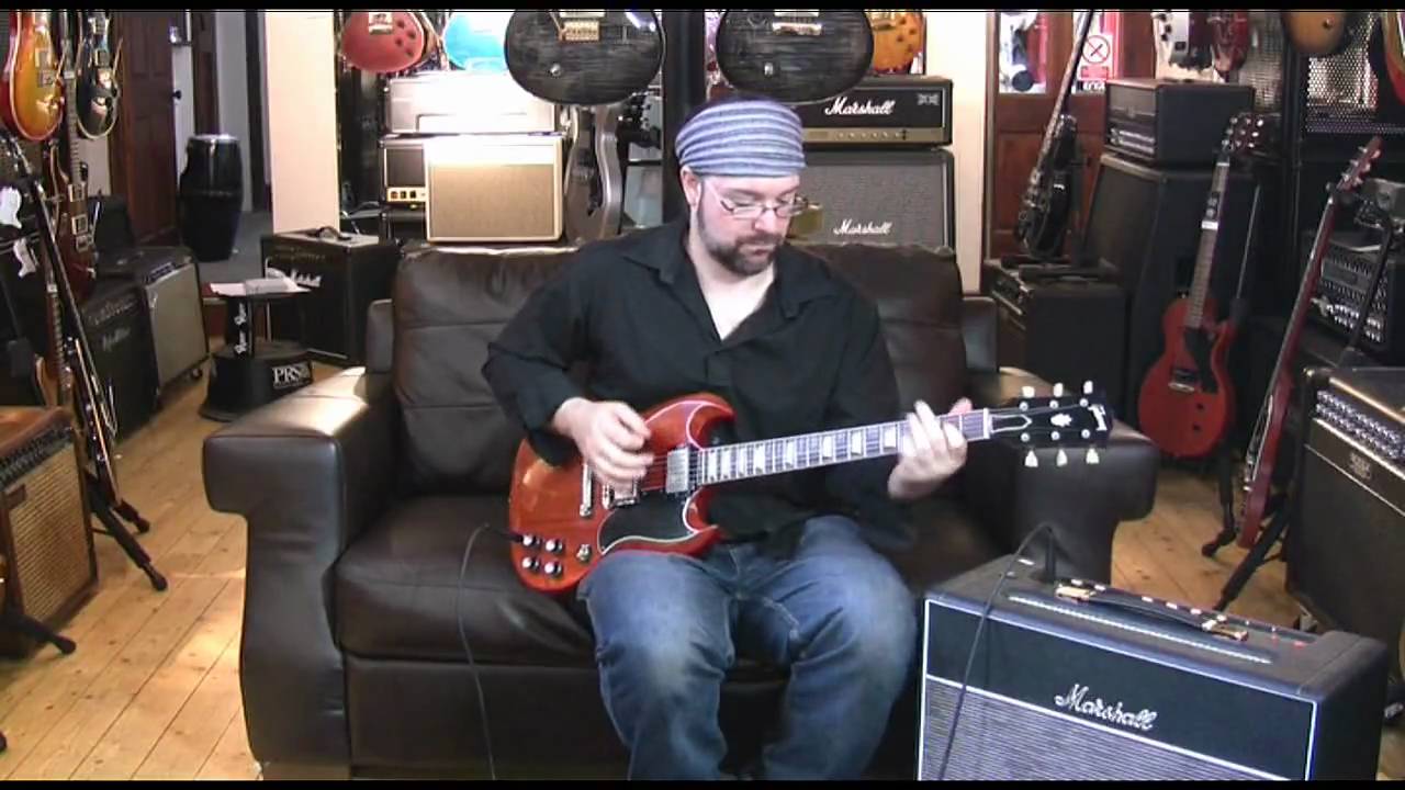 Gibson SG Standard 61 Custom Shop Re-Issue with a Marshall 1974X