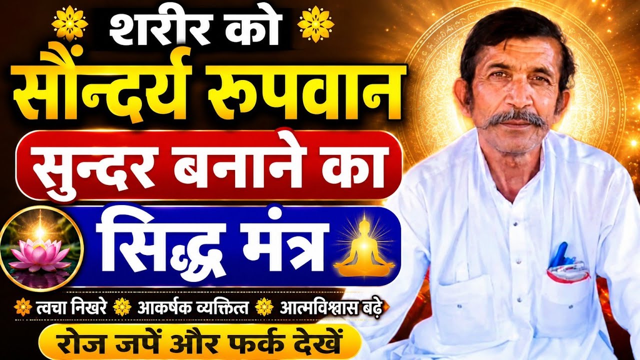 शरीर को सौन्दर्य रुपवान सुन्दर बनाने का सिद्ध मंत्र| Rupwan Banane Ka Mantra|Sundar Banne Ka Mantra