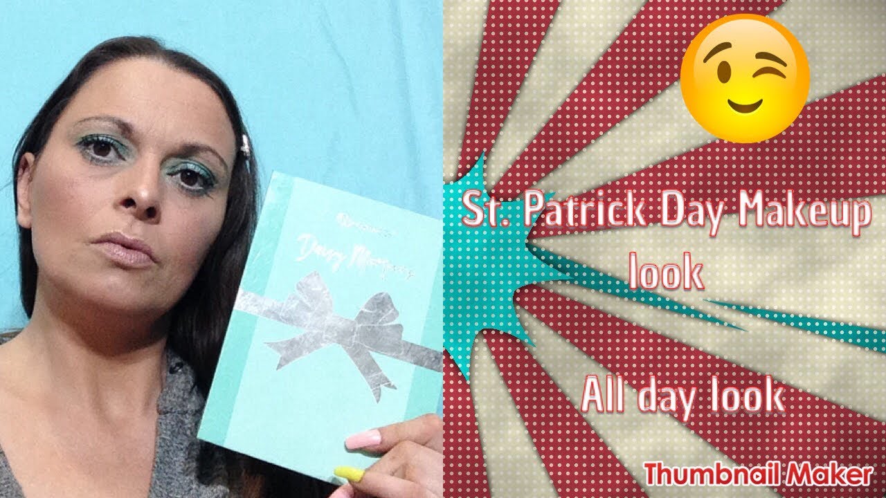 St. Patrick's day makeup look ft. Daisy Marques palette