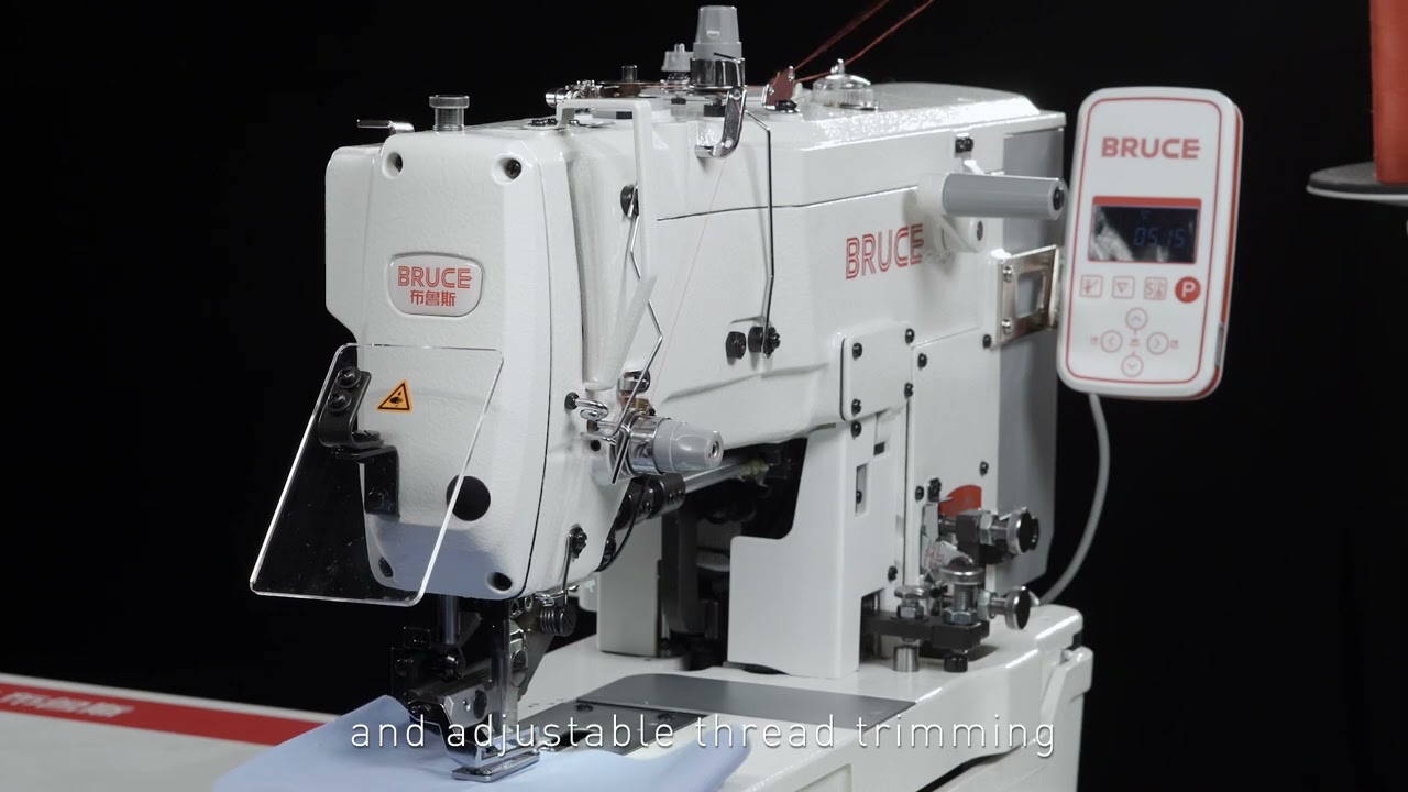 BRUCE T781G Mechatronics flat button-holing machine