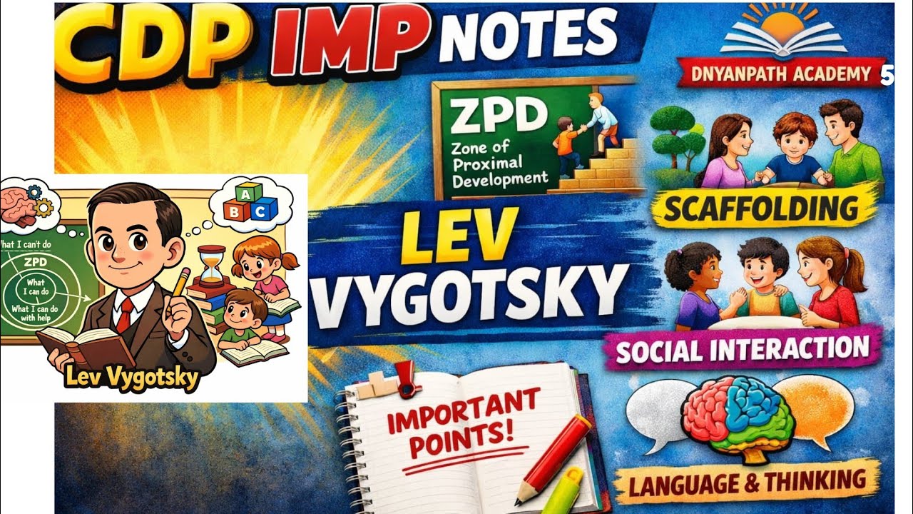 Lev Vygotsky | MahaTET | TAIT | CDP | #ctetfeb2026 #tet #tait #ctet #education #tetupdate #shorts 