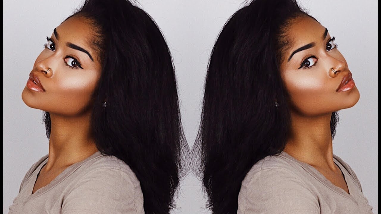 CURLY TO STRAIGHT HAIR TUTORIAL | Bri Hall