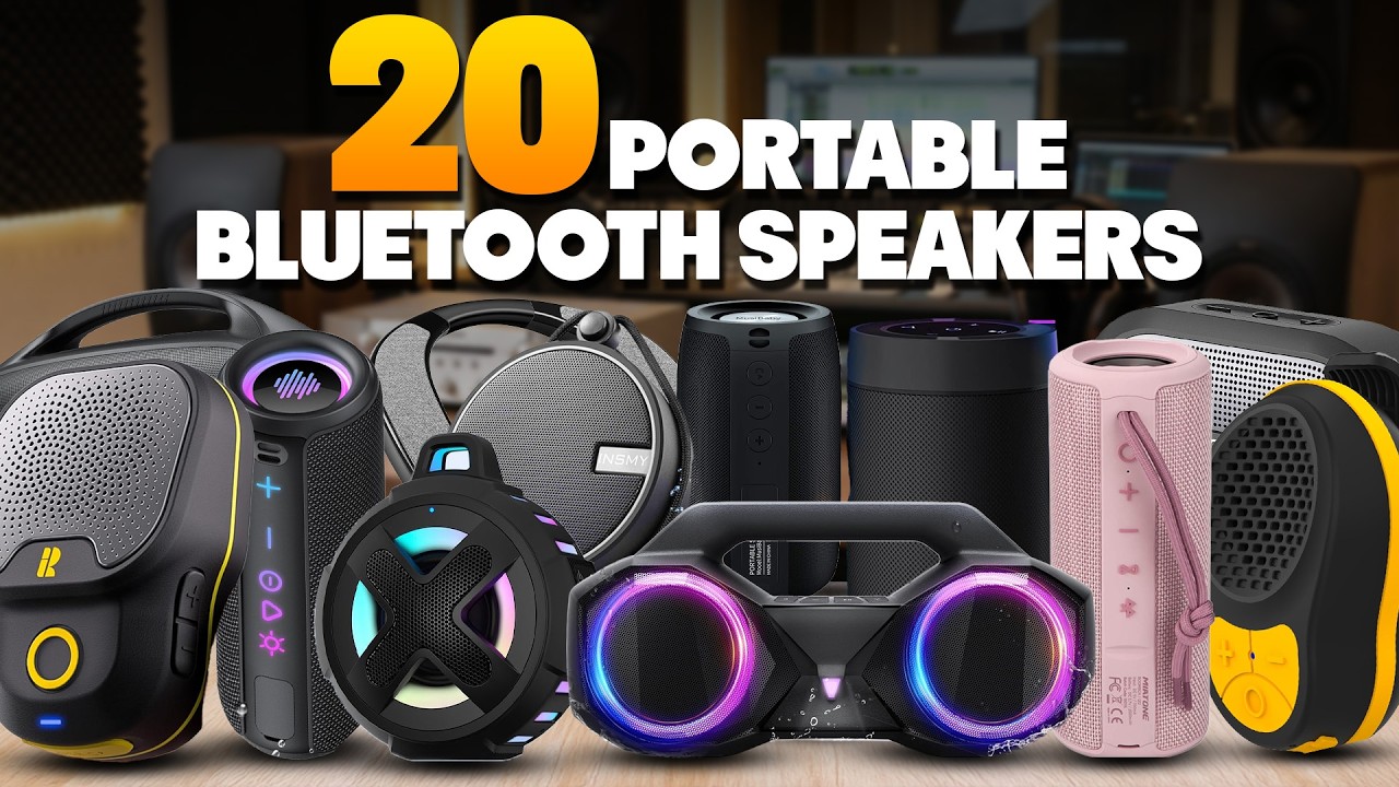 20 Portable Bluetooth Speakers on Amazon for Incredible Sound