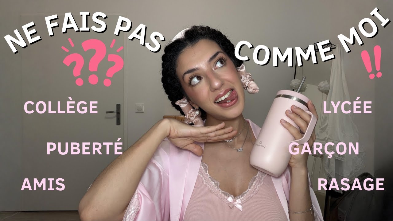 MES PIRES ERREURS AU COLLÈGE / LYCÉE (et on se prépare ensemble pour un date)